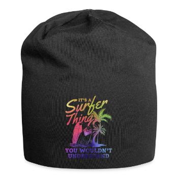 Surfer Es ist eine Surfer-Sache, die du nicht - Jersey-Beanie - Schwarz - Vorne