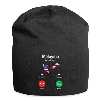 Malaysia - Jersey Beanie - black - Front