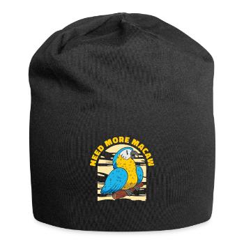 Ara Parrot Lover Nature Zoo Animal De compagnie - Bonnet en jersey - noir - Devant