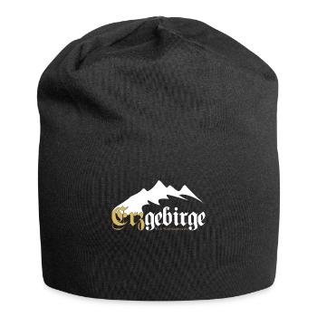 Erzgebirge Berg Wandern Walder Rauschen - Jersey-Beanie - Schwarz - Vorne