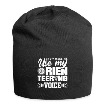 Orienteer Running Dont Make Me Use My - Jersey Beanie - black - Front