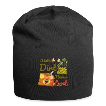 Gardening Gardeners Gardening Digging Plant - Jersey Beanie - black - Front