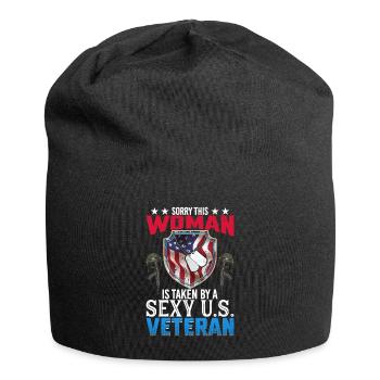American Veterans America USA Fight - Jersey Beanie - black - Front
