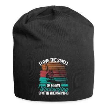 Windsurfing Spot Vintage Windsurfer Retro Windsurf - Jersey Beanie - black - Front