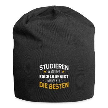 Fachlagerist - Jersey-Beanie - Schwarz - Vorne