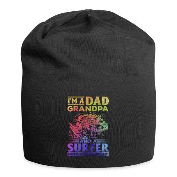 Opa und Surfer Nichts macht mir Angst - Surfing - Jersey-Beanie - Schwarz - Vorne