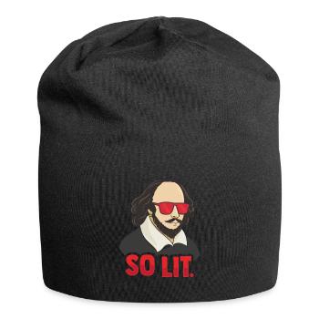 So Lit Shakespeare literature fan - Jersey Beanie - black - Front