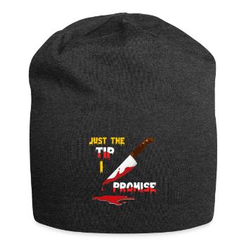 Serial Killer Knife Halloween - Jersey Beanie - charcoal grey - Front