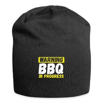 Avertissement Grilling Running - Bonnet en jersey - noir - Devant