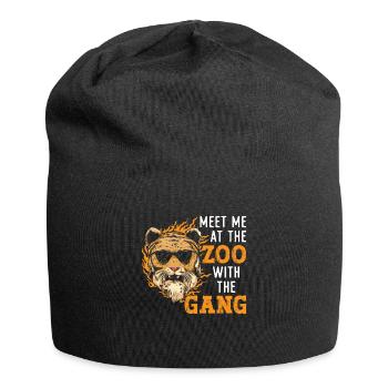 Zoowärter Tierpflege Zoowärter Wildtiere Natur - Jersey-Beanie - Schwarz - Vorne