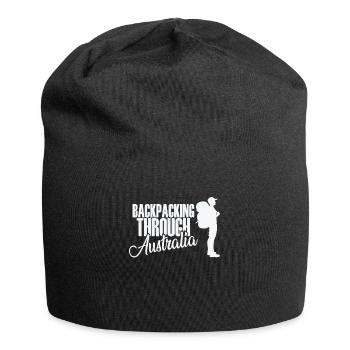Backpacking through Australia Adventure - Jersey Beanie - black - Front