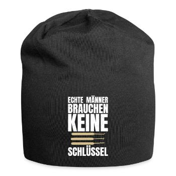Schlosser Spruch Für Männer Frauen Schlosser - Jersey-Beanie - Schwarz - Vorne