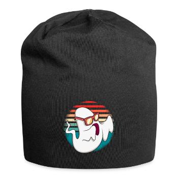Geisterstunde Halloween Geist - Jersey-Beanie - Schwarz - Vorne