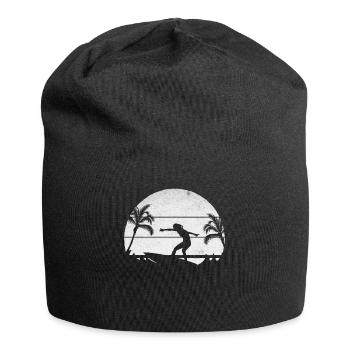 Surfeur d’eau Lady Surf Surfboard Surfing Girl - Bonnet en jersey - noir - Devant