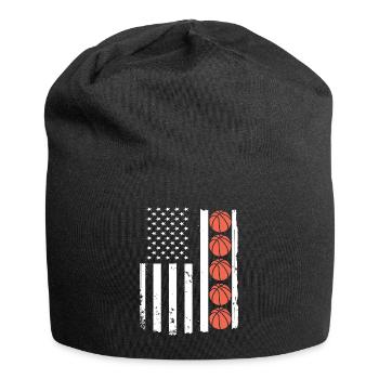 Dictons de basket-ball amusants pour les joueurs de basket-ball - Bonnet en jersey - noir - Devant