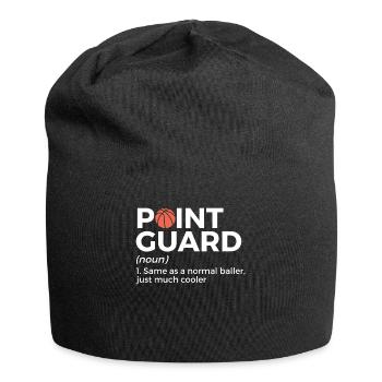 Dictons de basket-ball amusants pour les joueurs de basket-ball - Bonnet en jersey - noir - Devant