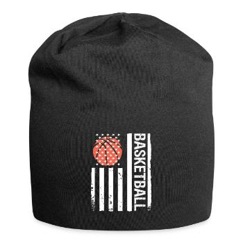 Dictons de basket-ball amusants pour les joueurs de basket-ball - Bonnet en jersey - noir - Devant