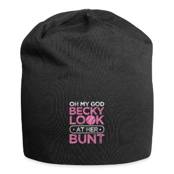 Softball - Bonnet en jersey - noir - Devant
