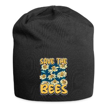 Save the Bees Beekeeper sweet bee and bees - Jersey Beanie - black - Front