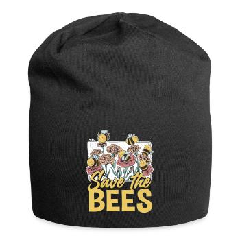 Sauvez les abeilles Apiculteur abeille douce et abeilles - Bonnet en jersey - noir - Devant
