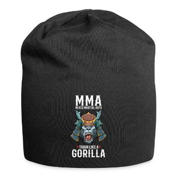 MMA Gorilla Samurai Mixed Martial Arts - Cage - Jersey-Beanie - Schwarz - Vorne