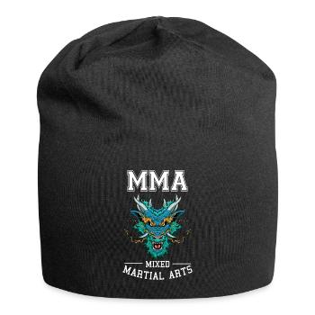Mixed Martial Arts asiatisch Asiatischer Drache - - Jersey-Beanie - Schwarz - Vorne