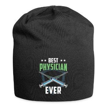 Le meilleur médecin de tous les temps Médecin de profession - Bonnet en jersey - noir - Devant