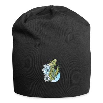 Praying Mantis I Mantis Insect Motif - Jersey Beanie - black - Front