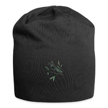 Praying Mantis I Mantis Insect Motif - Jersey Beanie - black - Front