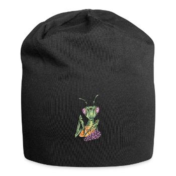 Praying Mantis I Mantis Insect Motif - Jersey Beanie - black - Front
