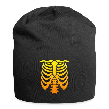 Squelette de costume d’Halloween - Bonnet en jersey - noir - Devant