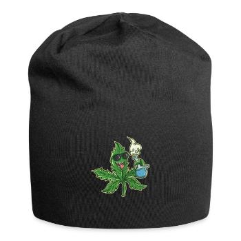 Cannabis - Bonnet en jersey - noir - Devant