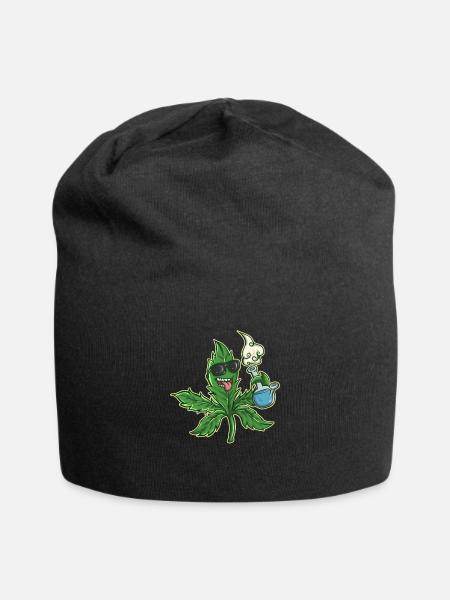 Cannabis - Jersey-Beanie - Schwarz