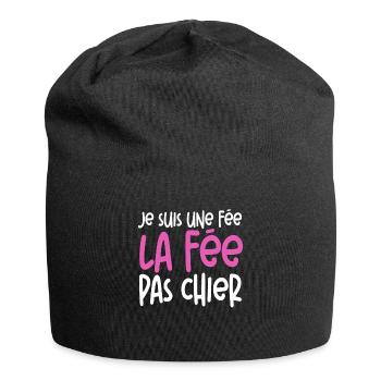 Femme Humour La Fée Pachier Cadeau - Bonnet en jersey - noir - Devant