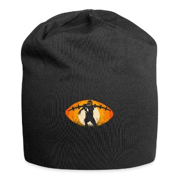 Retro Vintage American Football Sport - Jersey-Beanie - Schwarz - Vorne