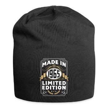 1965 Geburtstag Party Alter Baujahr - Jersey-Beanie - Schwarz - Vorne