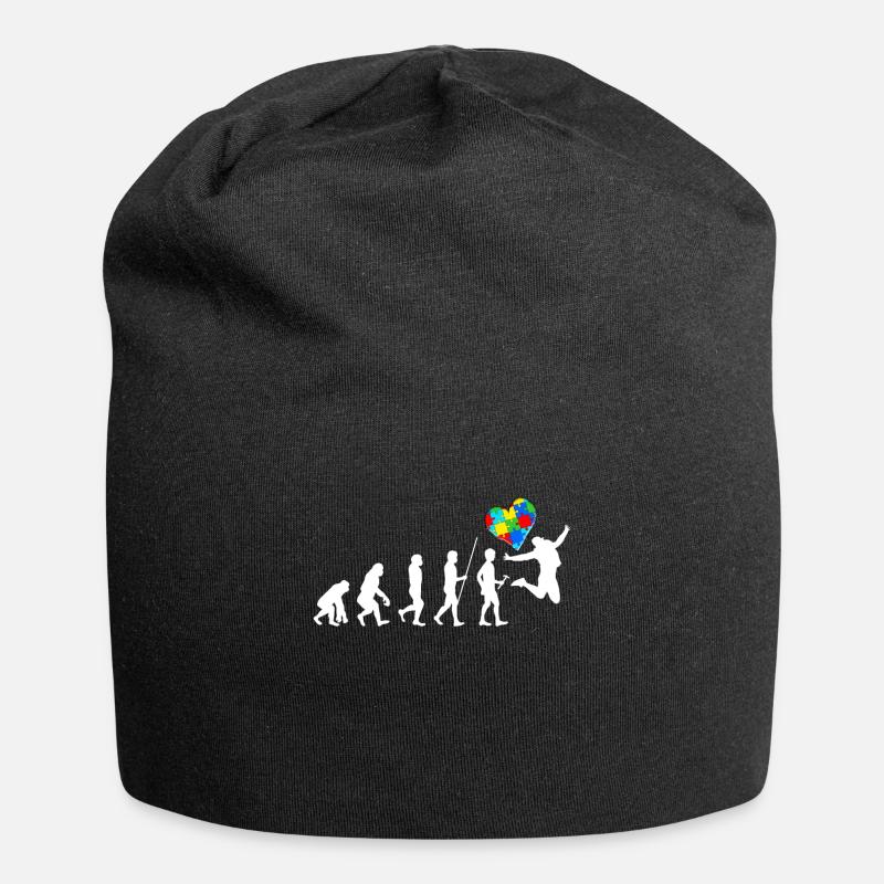 Autismus Geschenk Autist Asperger ADHS Autism - Jersey-Beanie - Schwarz