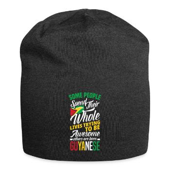 Guyane guyanaise - Bonnet en jersey - charbon - Devant