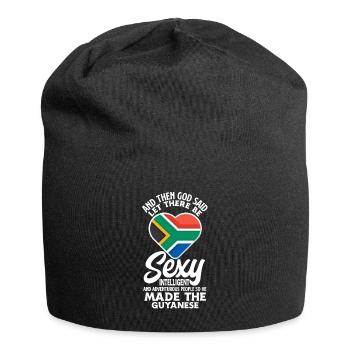 Funny Gift To Guyanese Heritage - Jersey Beanie - black - Front