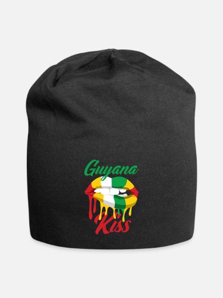 Guyana Guyana Baiser Drôle Cadeau Guyanais - Bonnet en jersey - noir