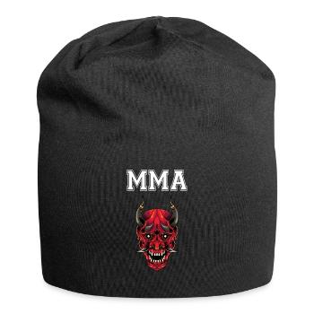 MMA Oni Dämon - Jersey-Beanie - Schwarz - Vorne