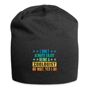 Zoologe im Ruhestand Vintage Ruhestand Zookeeper - Jersey-Beanie - Schwarz - Vorne