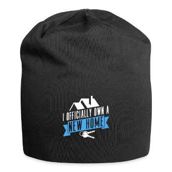 Neuer Hausbesitzer Einweihung Offizielle - Jersey-Beanie - Schwarz - Vorne