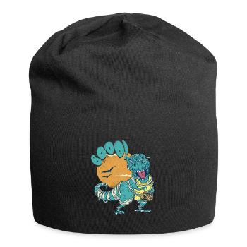 Dinosaur Trex Dino Pumpkins Moon Boys - Jersey-Beanie - Schwarz - Vorne