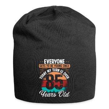 85 Year Old Birthday Idea for Men 85 Birthday - Jersey Beanie - black - Front