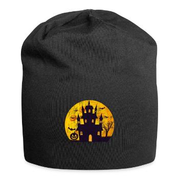Grusel Schloss Halloween - Jersey-Beanie - Schwarz - Vorne