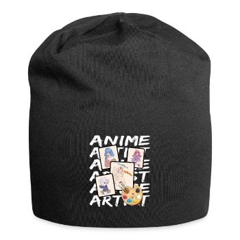 Anime Artist Manga Künstler Japan Fan - Jersey Beanie - black - Front