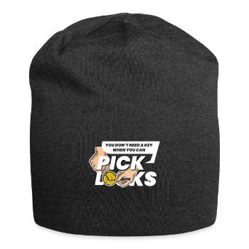 Dont Need A Key Lockpicking Lockpicker - Jersey-Beanie - Anthrazit - Vorne