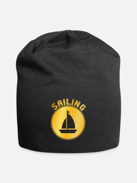 Segeln - Jersey-Beanie - Schwarz