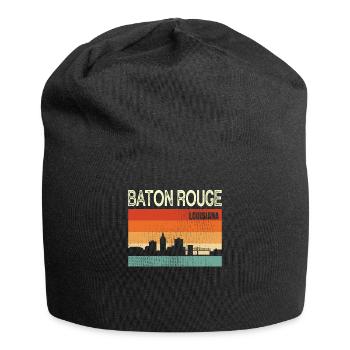 Baton Rouge Louisiana - Jersey-Beanie - Schwarz - Vorne